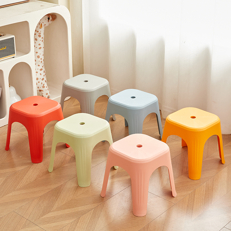 Kids' Colorful Stackable Plastic Chair