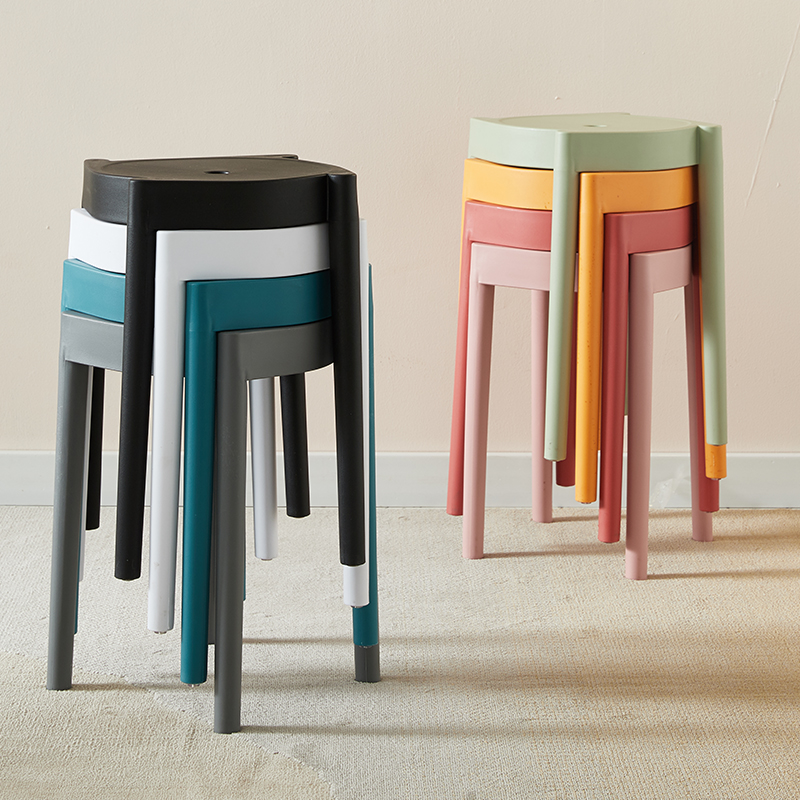 Minimalist Stackable Plastic Chair