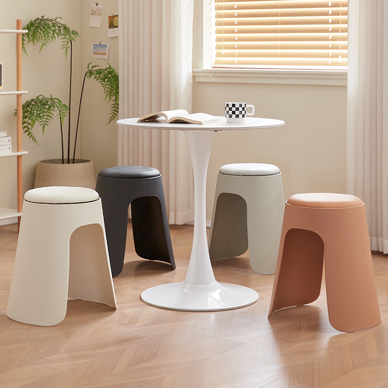 Modern Curved Plastic Chair