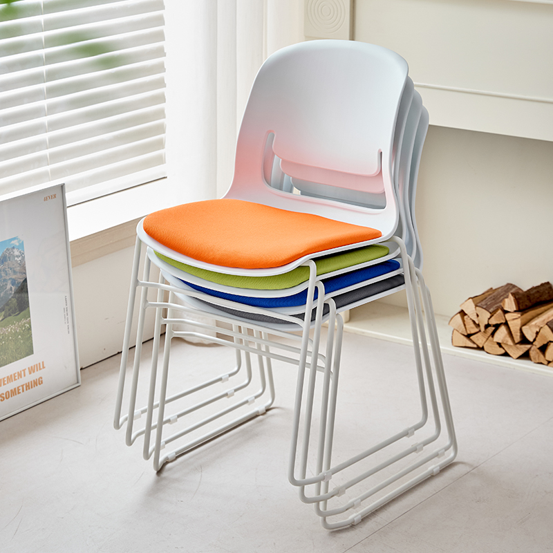 Stackable Cutout-Back Chair