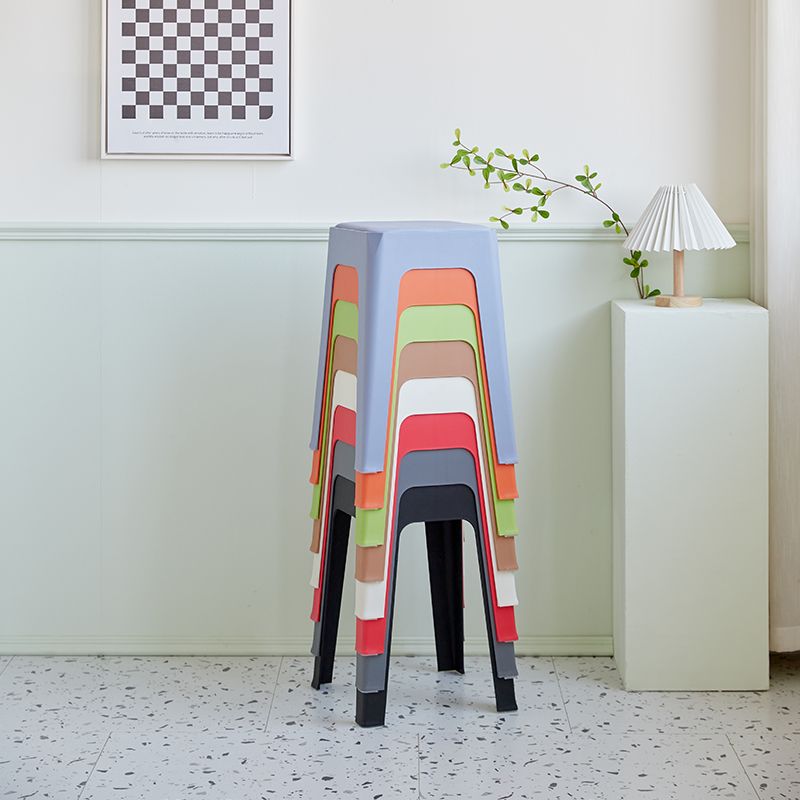 Stackable Multi-Color Plastic Chair