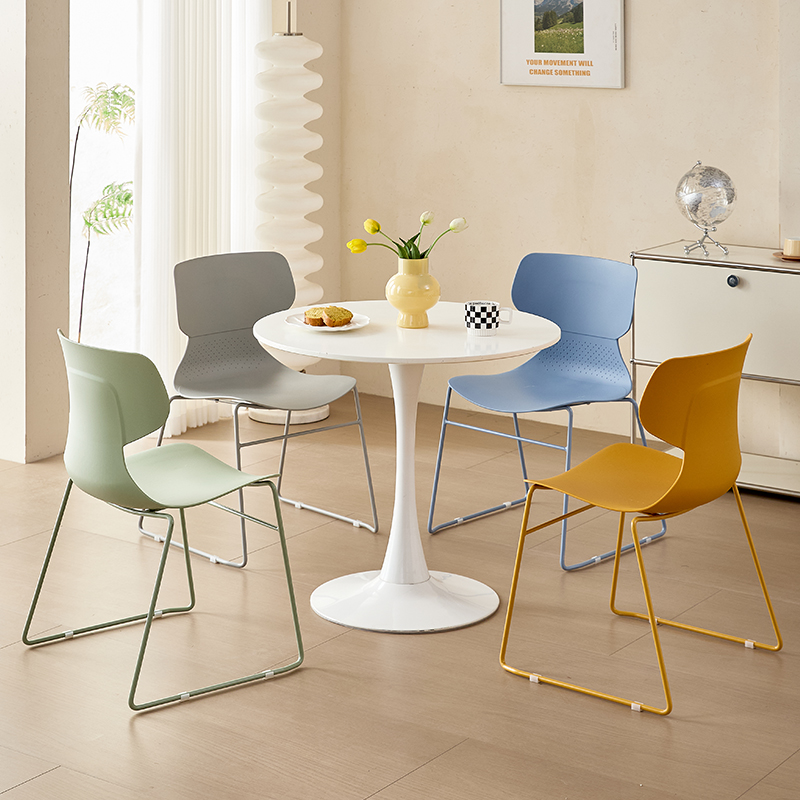 Textured Shell Plastic Chair